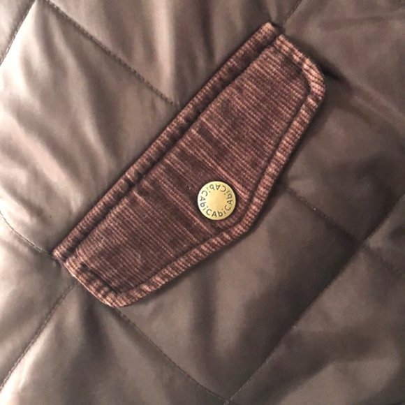 CAbi Brown Quilted Plaid Vest - Picture 6 of 10